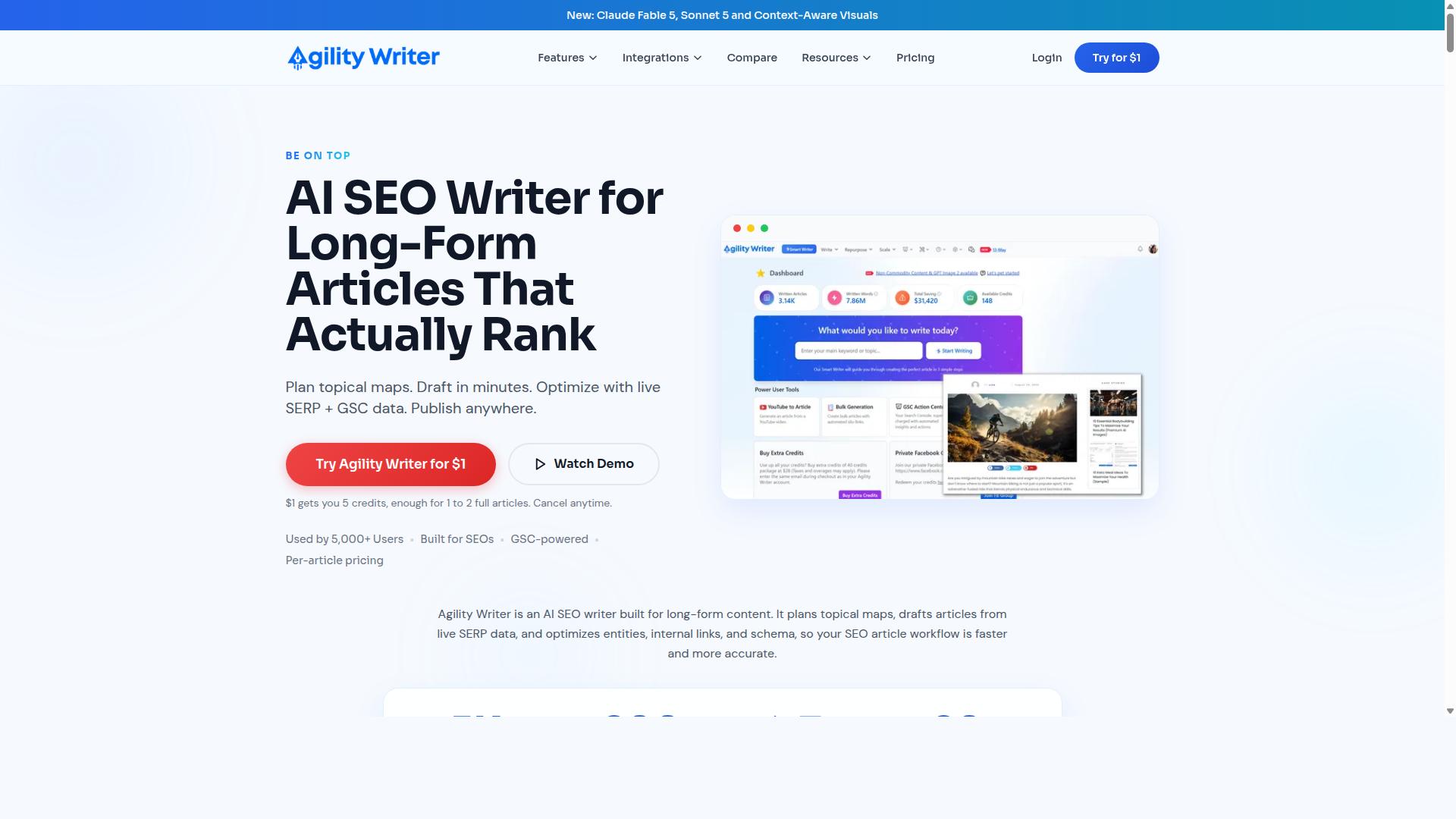Agility Writer website